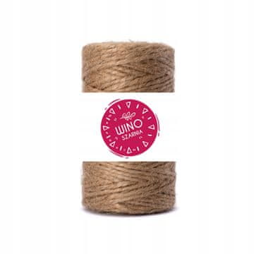 Winoszarnia Jutasta vrvica za makrame, ročna dela, okraske, naravna, 100 g - 2 mm