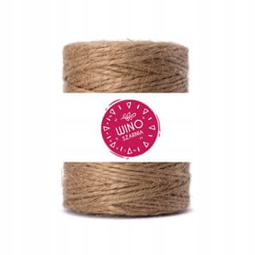 Winoszarnia Jutasta vrvica za makrame, ročna dela, okraske, naravna, 250 g - 2 mm