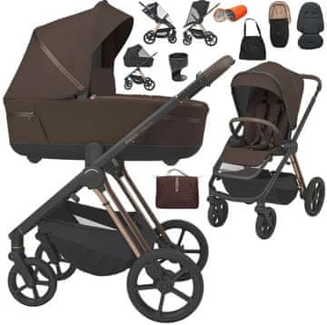 Espiro Espiro Miloo 2.0 multifunkcijski voziček 2v1 308 Excellente Chocolade