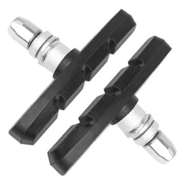 shumee Clark's CP510 MTB V-brake 70mm črne zavorne ploščice za gladke obroče