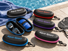 Aqua-Sport Etui za očala Aqua-Sport črno-siv AS5423