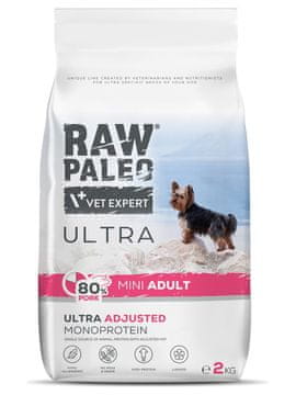VetExpert RAW paleo Ultra Mini Adult Svinjina 2 kg