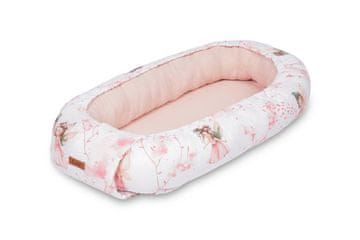 shumee Fairy muslin cocoon roza 80x45 + blazina