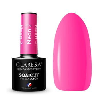 Claresa Claresa Neon 2 hibridni lak za nohte 5 g