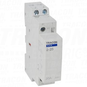 Tracon Electric Modularni kontaktor 230V AC 2xNO 25A 1P
