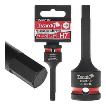 Tvardy HEX 1/2" H7 CR-MO udarni ključ (10/100)
