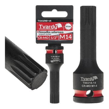 Tvardy Udarni nastavek 1/2" M14 CR-MO (10/100)