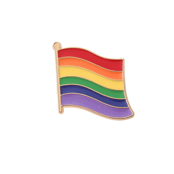 shumee Značka Metal Pride LGBT LGBTQ - Zastava