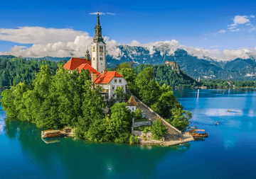 Castor 500-delna sestavljanka. Bled. Slovenija