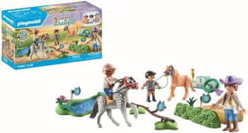 Playmobil Komplet figur konj 71495 Turnir ponijev