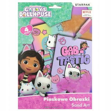 STARPAK Starpak peščene slike gabi mačja hišica