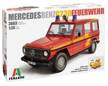 shumee I3663 Mercedes Benz G230 Feuerwehr 1:24
