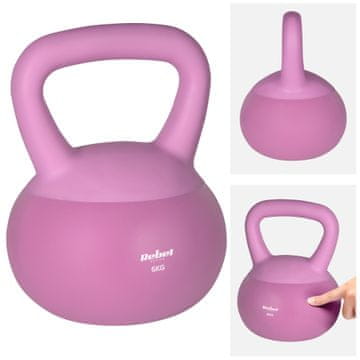 Rebel Mehka kettlebell utež 6 kg Rebel Active