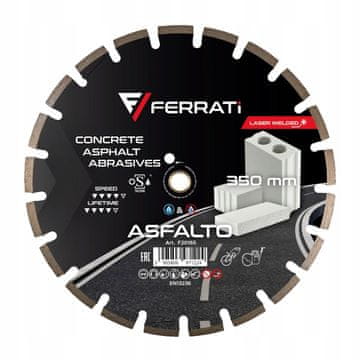 shumee Diamantno rezilo Ferrati Asfalto 350 mm
