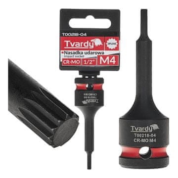Tvardy Udarni nastavek 1/2" M4 CR-MO (10/100)