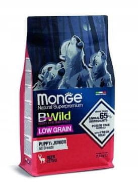 Monge Monge BWild Puppy & Junior Deer 2,5 kg