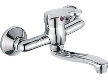 Kuchinox Stenska pipa za umivalnik Grace Chrome