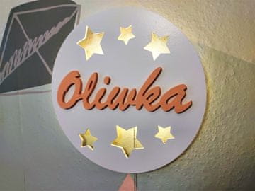 shumee Nočna svetilka Tulajka z imenom zvezde