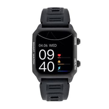 Watchmark Pametna ura Focus črne barve Watchmark