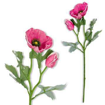 shumee Vejica - Temno roza penasti mak 44 cm