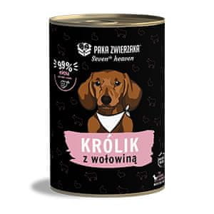 Paka Zwierzaka Živalski paket Zajec z govedino 400 g