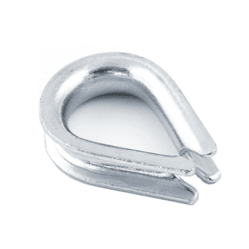 shumee Nastavek za vrvi 3,5 mm 21 x 13 mm pocinkan 2 kosa