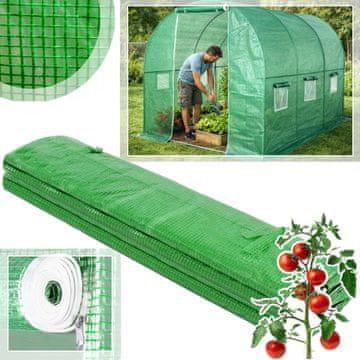 shumee Folija za tunel 3x2x2m zelena obloga