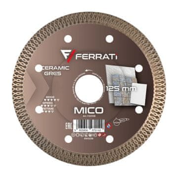 Diamantno rezilo Mico 125 mm