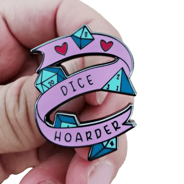 shumee Kovinski RPG DND pin - Kopiča kock