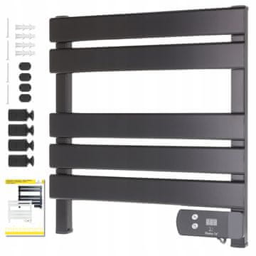 shumee Lyon 150W črni kopalniški radiator