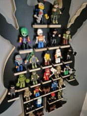 shumee Polica za minifigure - Črni ninja
