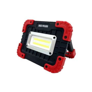 Bass Polska Polnilna COB LED svetilka, enojna