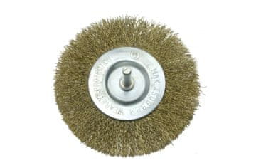 DREL Žična krtača 80 mm, steblo 6 mm