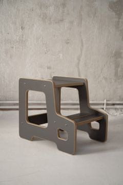 shumee Platforma - stopnice - siva