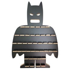 shumee Polica za minifigure - črna