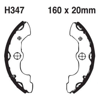 EBC Zavorne čeljusti EBC H347G