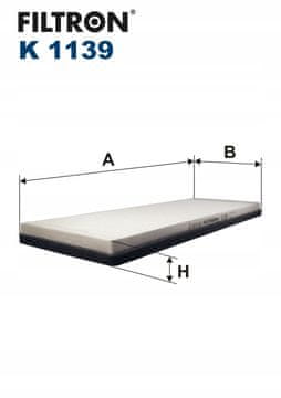 Filtron K 1139 - Filter kabine