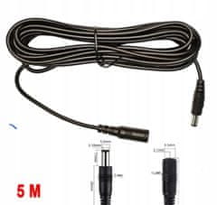 shumee 5 m podaljševalni napajalni kabel za DC 5,5 mm kamere