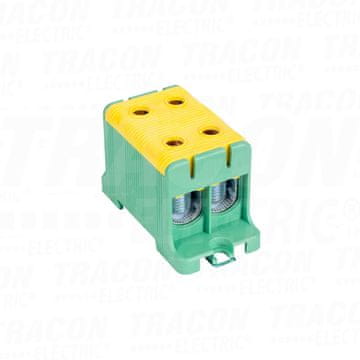 Tracon Electric Kompaktni konektor zbiralke, zeleno-rumen 2 x 95 mm2