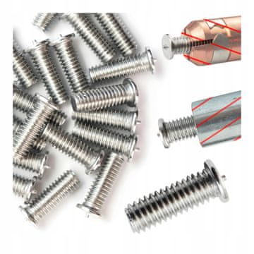 shumee Varilni vijak M4x11mm za točkovno varjenje, 20 kosov