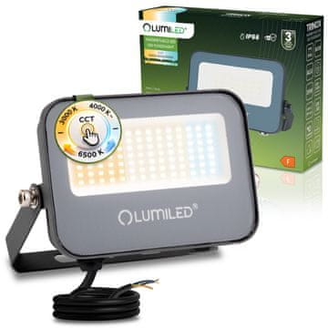 LUMILED TRINOX LED reflektor 20W 2000lm CCT IP66 siv