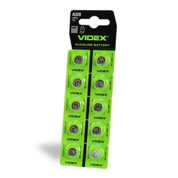 VIDEX Videx AG9/LR936 alkalne baterije, blister, 10 kosov.