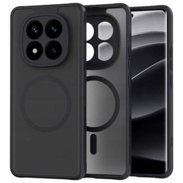 shumee Hibridni ovitek Mag Redmi Note 14 Pro+ 5G črne barve