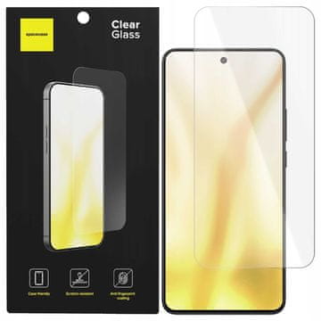 shumee Spacecase stekleno prozorno 2.5D za OnePlus Nord CE5