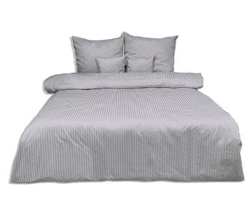 shumee Damaskasta posteljnina, 1cm črte (160x200-1,70x80-2)