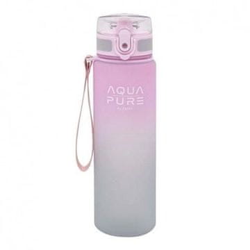 shumee Steklenička Aqua Pure BY Astra 600 ml roza siva 3420