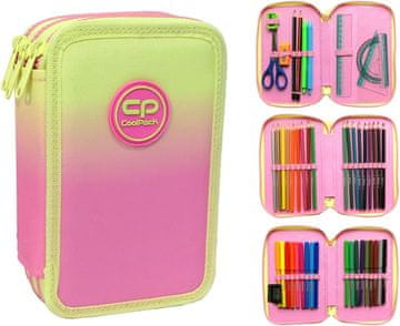 CoolPack CoolPack trojno zložljiva peresnica grandious peach