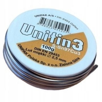 shumee Mehko spajkalni kositer UNITIN3 2,5 mm 100 g unipak