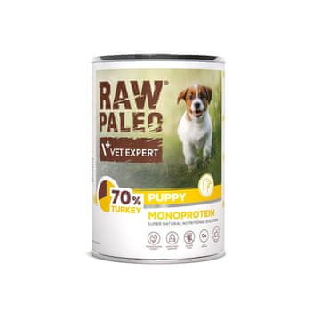 VetExpert RAW paleo Puppy Monoprotein puran za mladičke 400 g