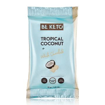 shumee BeKeto keto ploščica, kokos in bela čokolada - 40 g